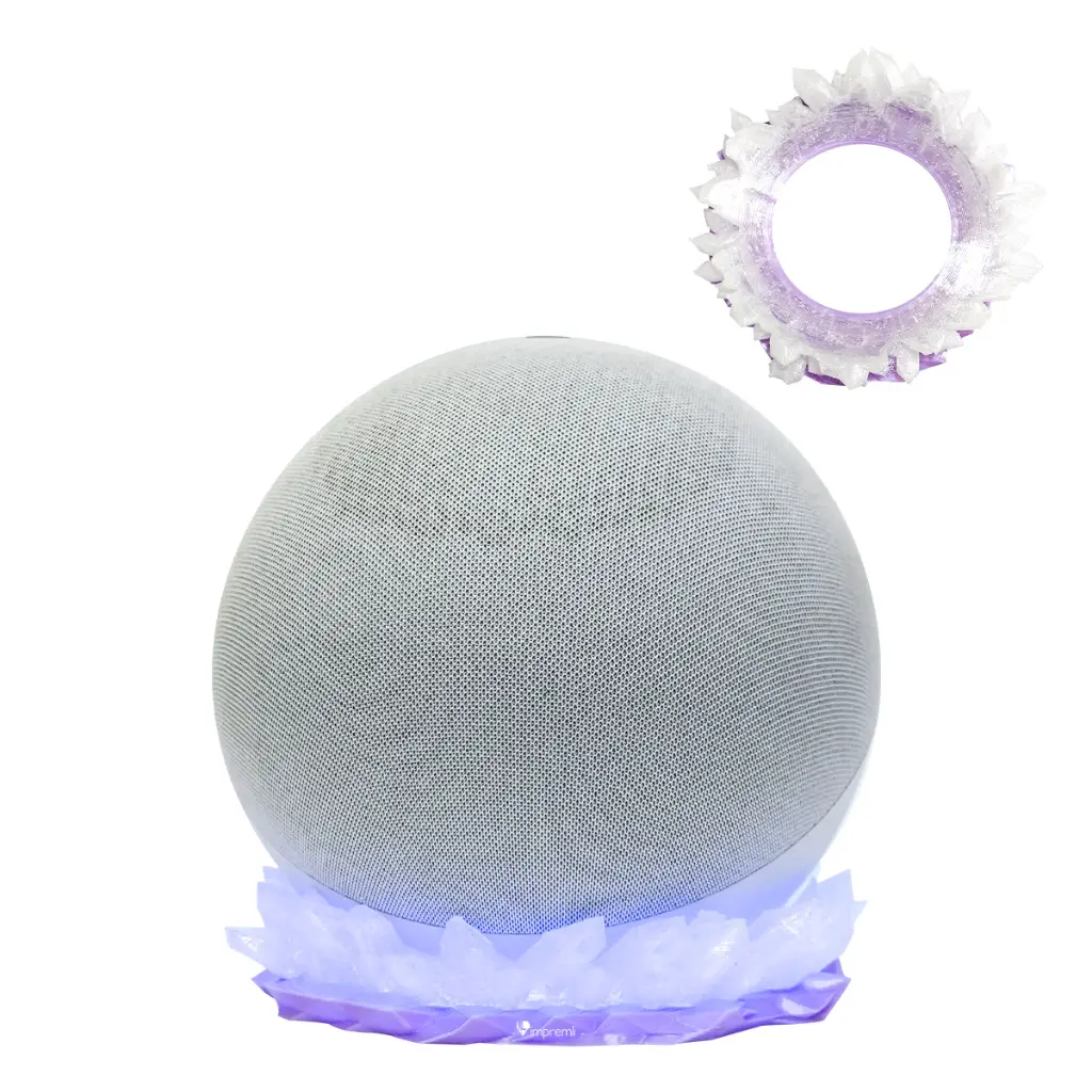 Soporte para Alexa Echo (HD) Tipo Cristales Impremli (T/Morado)