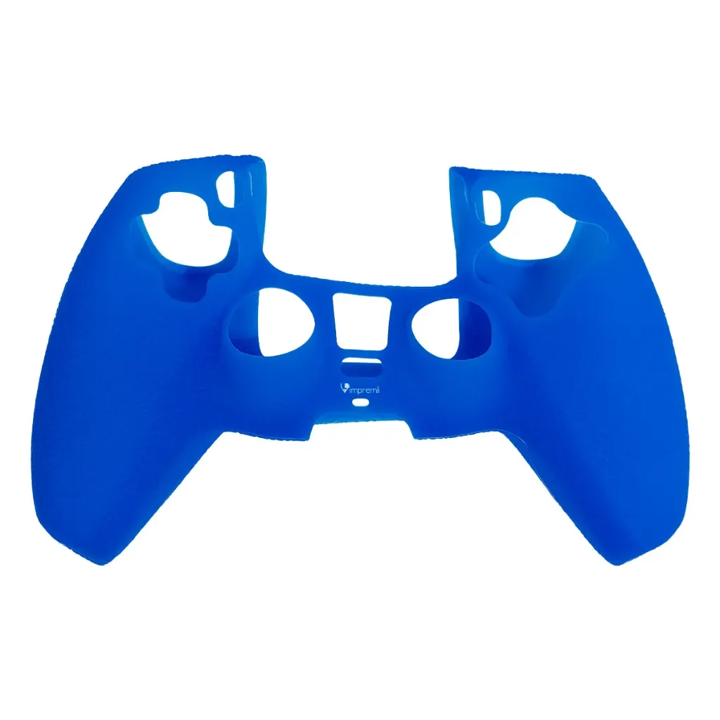 Funda Antideslizante de Control Ps5 Silicón + Base de Regalo (Azul)