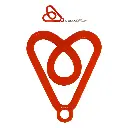 Llavero Tipo Airbnb Ideal para Anfitriones Viajes Impremli Color Rojo