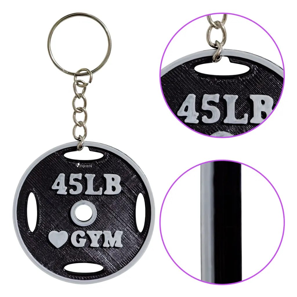 Llavero Disco Gym
