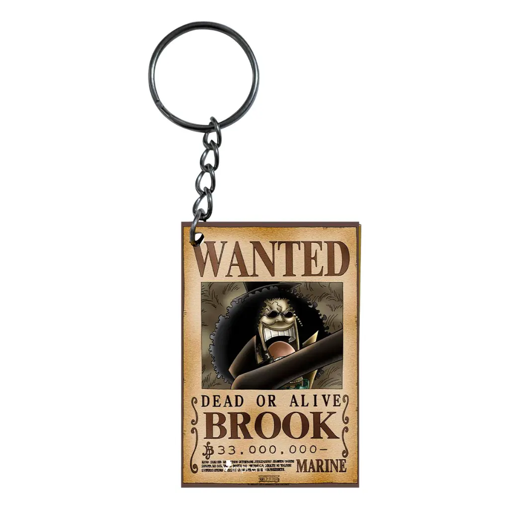 Llavero One Piece Wanted de Madera Varios Modelos Impremli