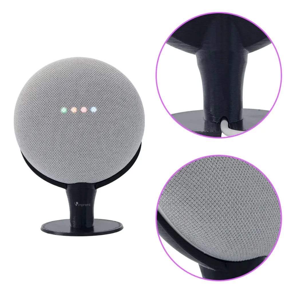 Base para Google Home Mini Tipo Pedestal Impremli (Negro)