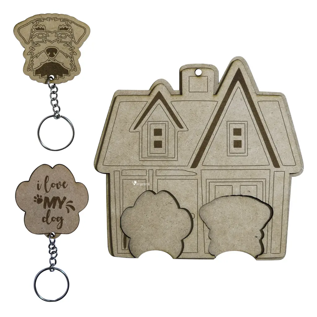 Portallaves Mascotas Perros Diferentes Razas Impremli