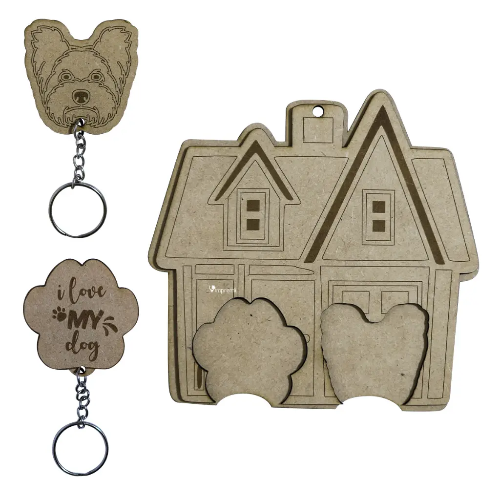 Portallaves Mascotas Perros Diferentes Razas Impremli