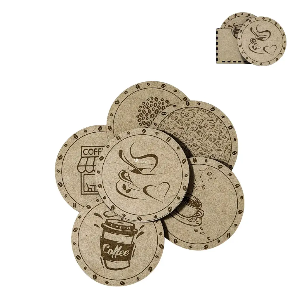 Portavasos Madera Varios Modelos Impremli