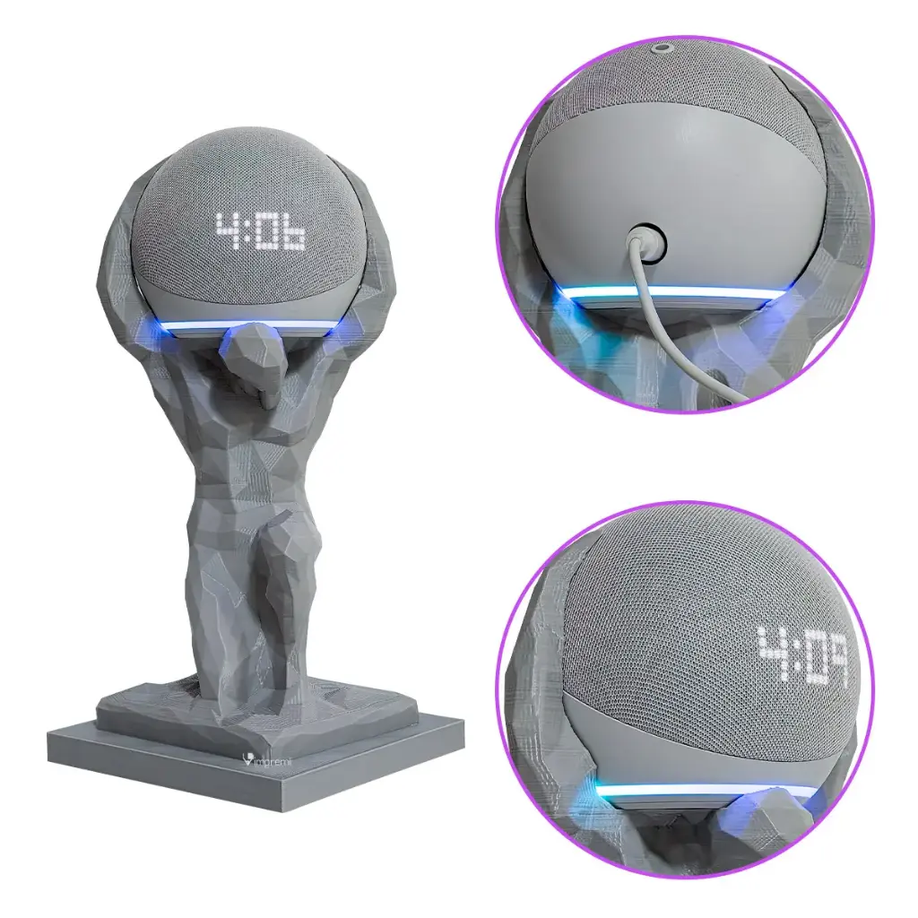 Base Alexa Echo Dot Tipo Atlas Impremli