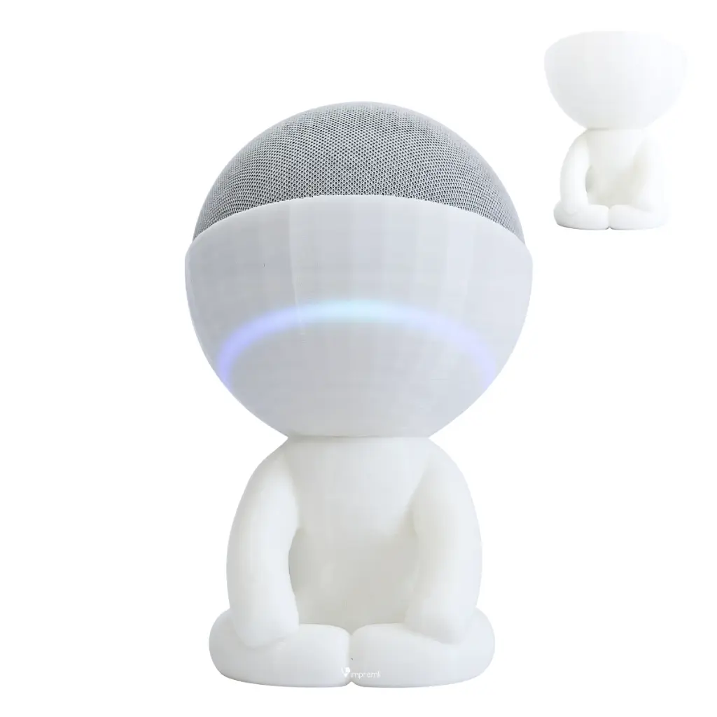 Soporte para Alexa Echo 4 (grande) Tipo Robert Zen Impremli (Blanco)