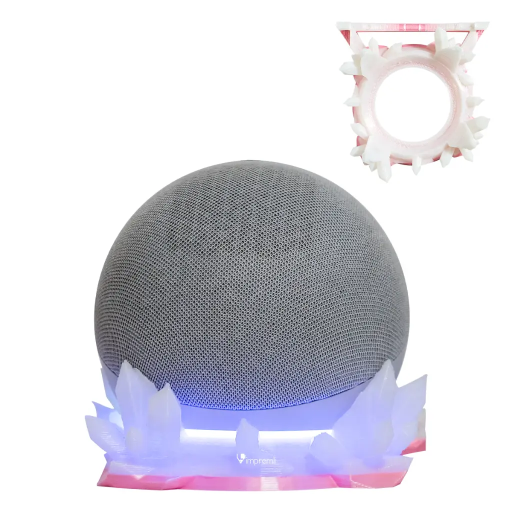 Soporte de Pared Para Alexa Echo Dot Tipo Cristales Impremli