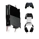 Kit Soporte Consola Xbox One X + 2 Base Control y Audífonos