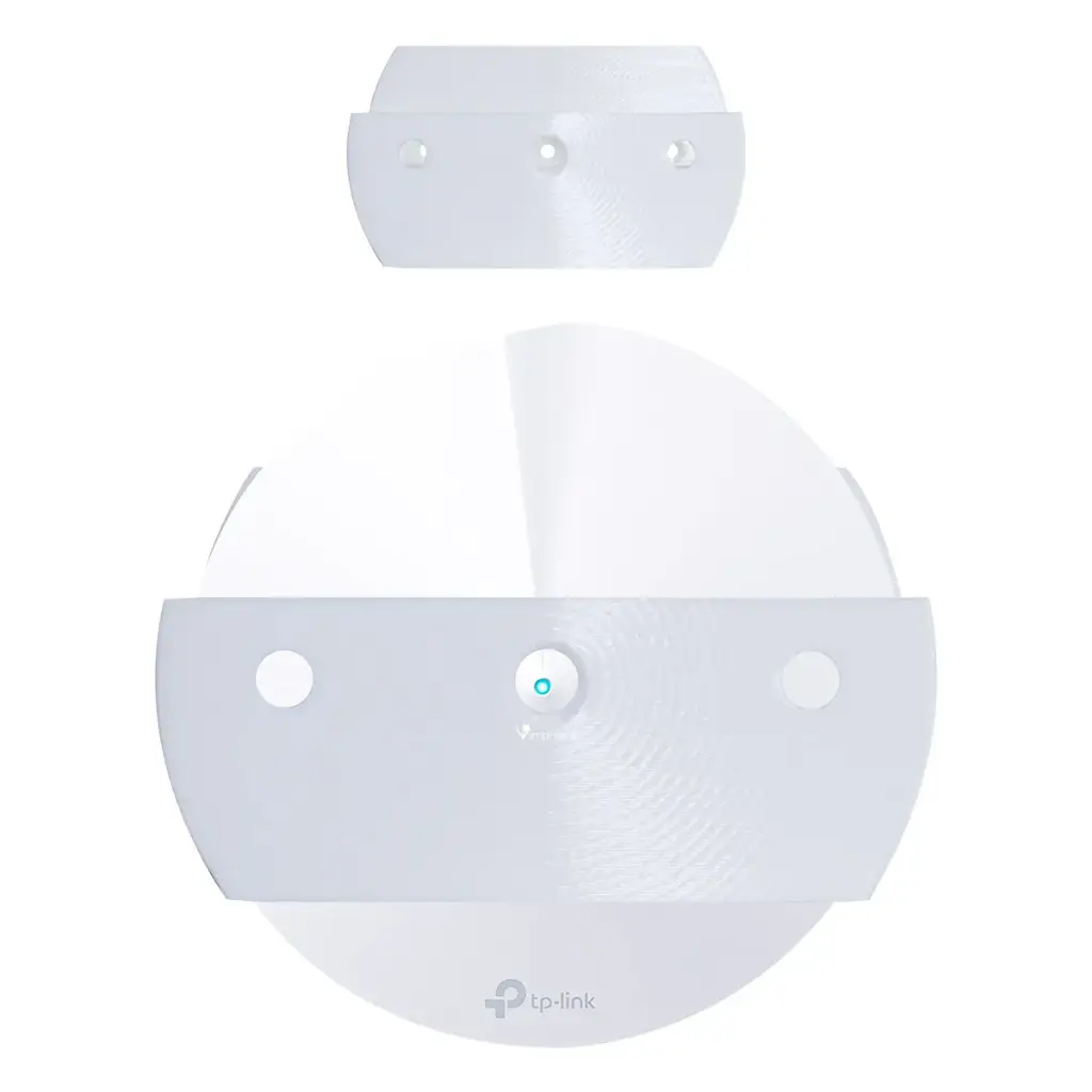 Soporte de Pared Router Tp Link Deco M5, P7 Impremli (Blanco)