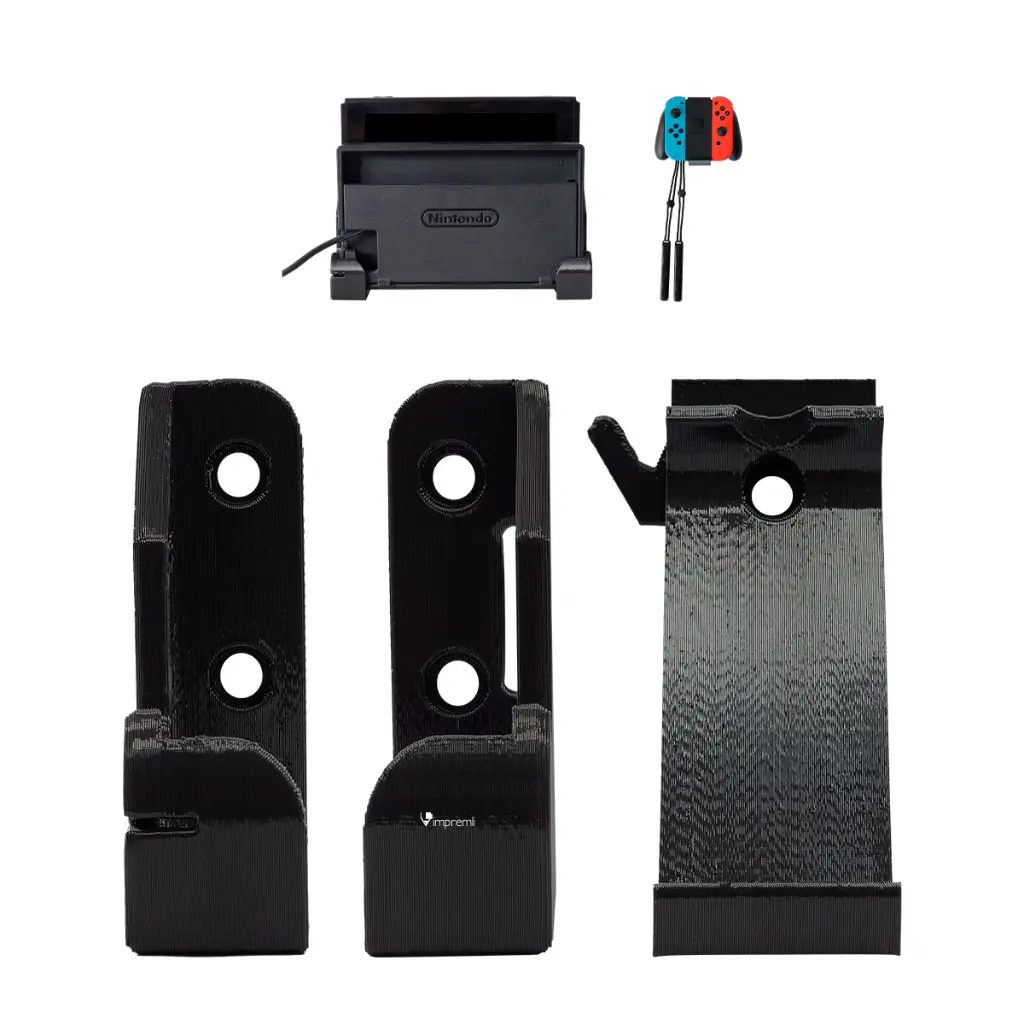 Soporte de Pared Nintendo Switch Oled + Joy-con Impremli