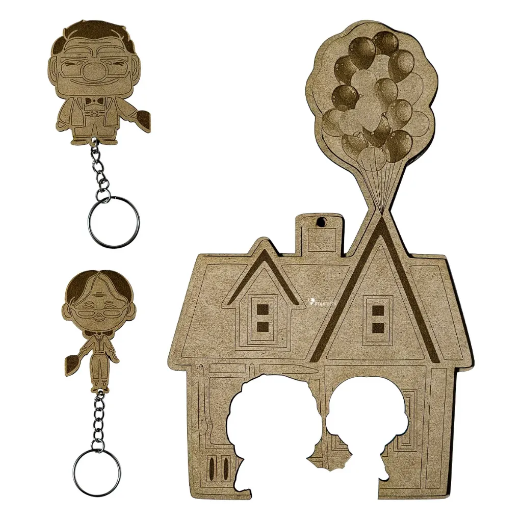 Portallaves de Pared MDF Tipo Up Impremli