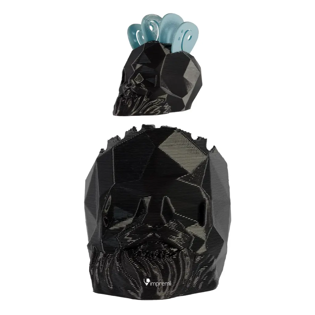 Porta plumillas Calavera Barbona (Negro)