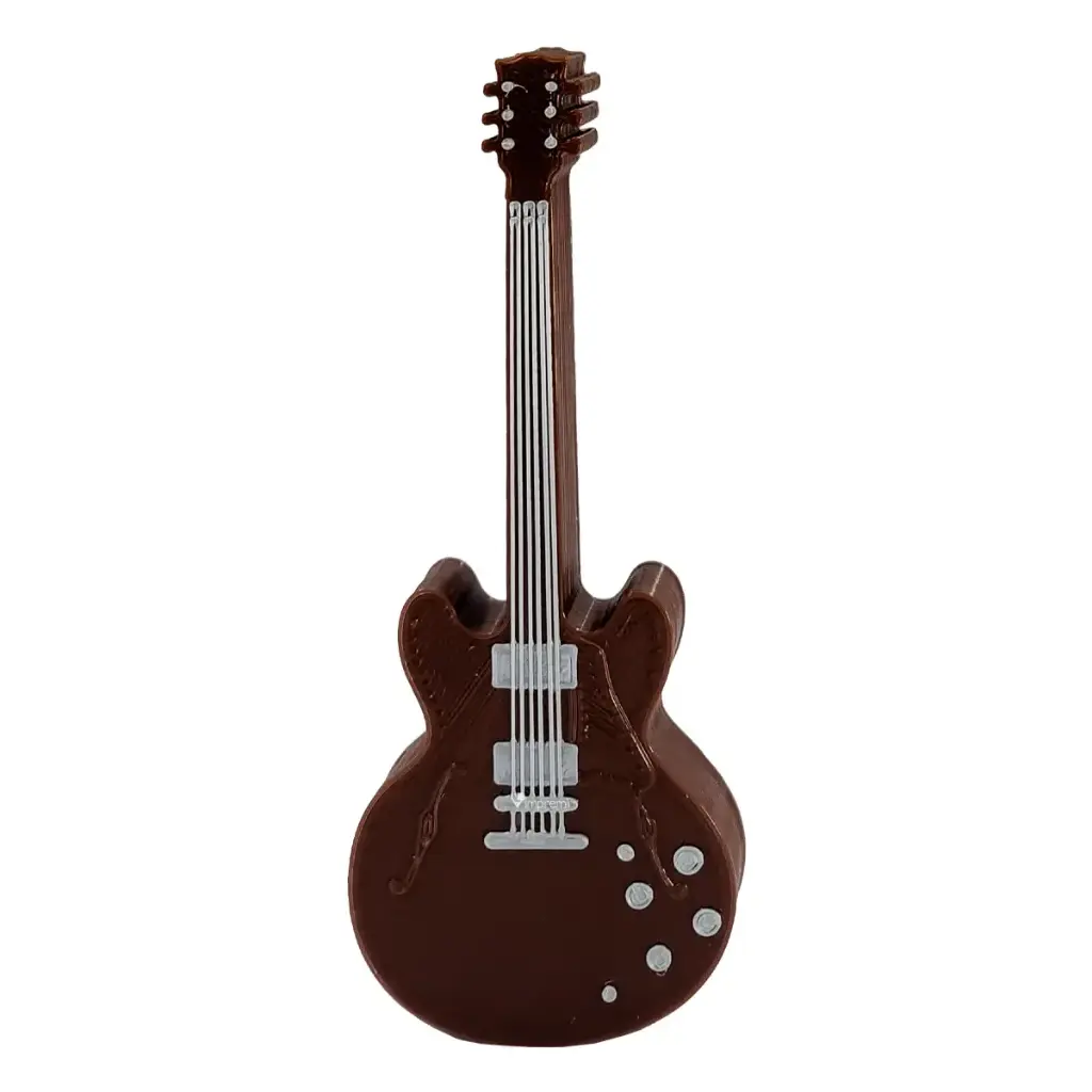 Porta Plumillas de Guitarra Tipo Guitarra Impremli (Cafe/Gris)