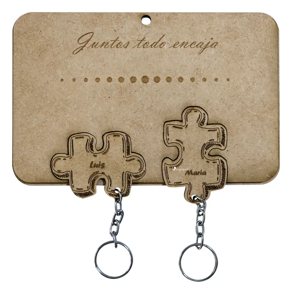 Portallaves Rompecabezas Personalizado Impremli