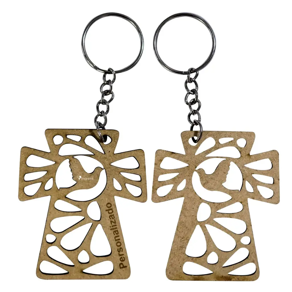 Llavero Primera Comunión, Presentación Personalizado (Cruz)