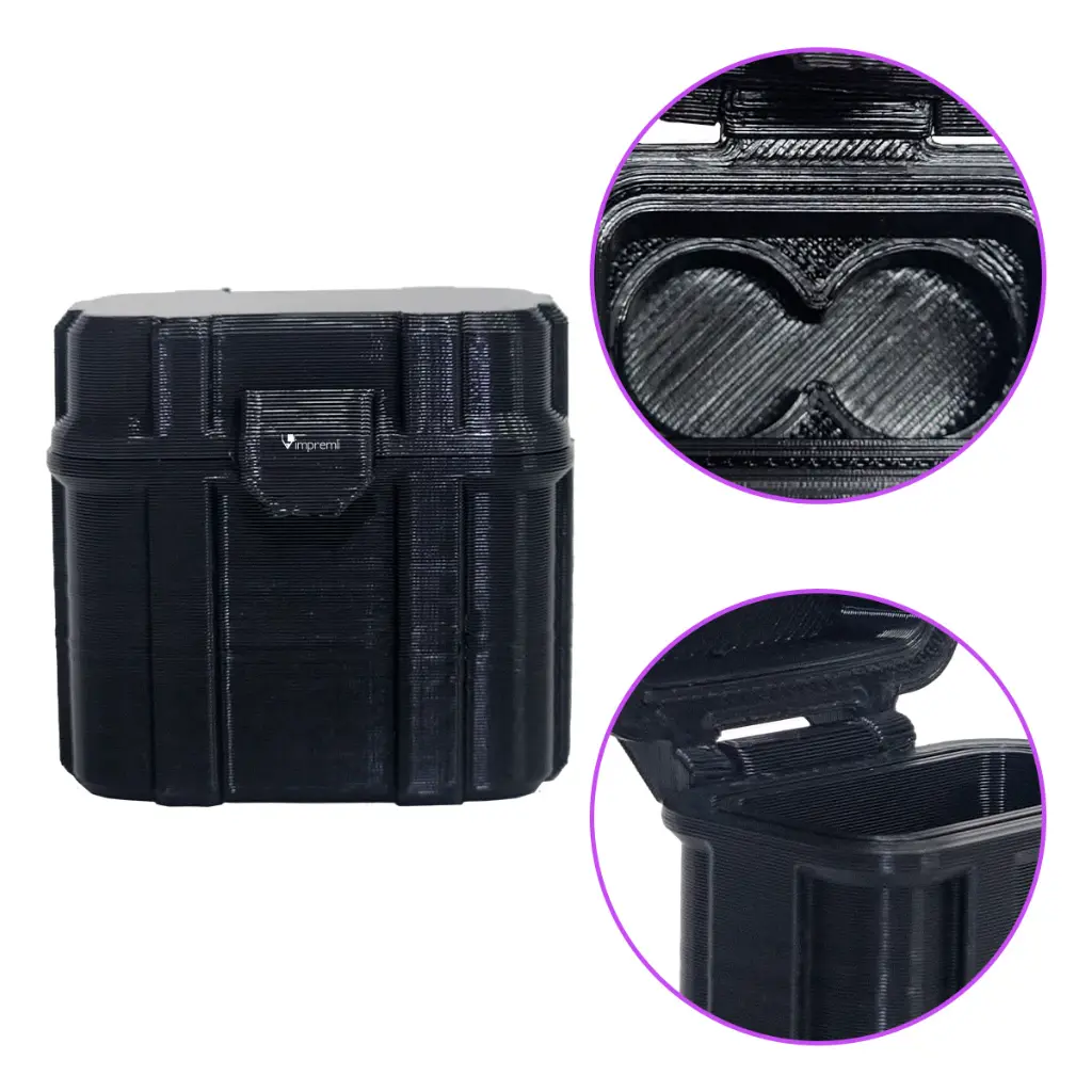 Estuche Porta Viales Insulina, Péptidos, Cosméticos 1.6 cm (Negro)