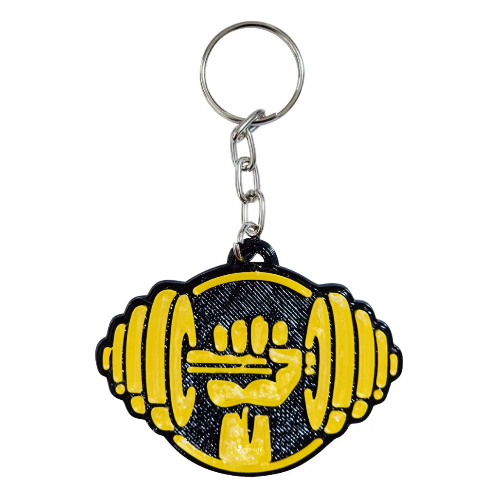 Llavero Tipo Disco Gym Pesas Regalo Fitness Impremli