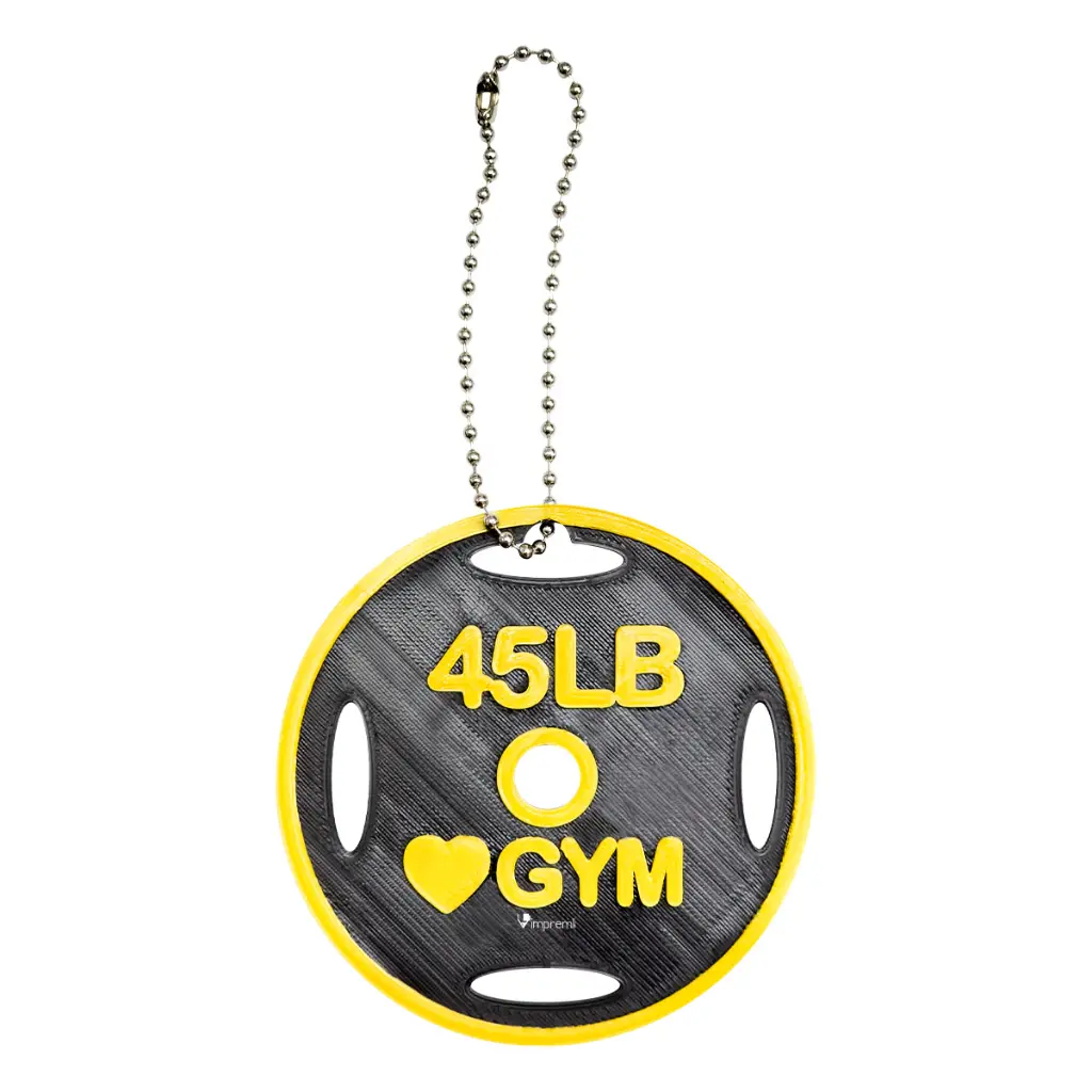 Medalla tipo Disco Gym Fitness Impremli