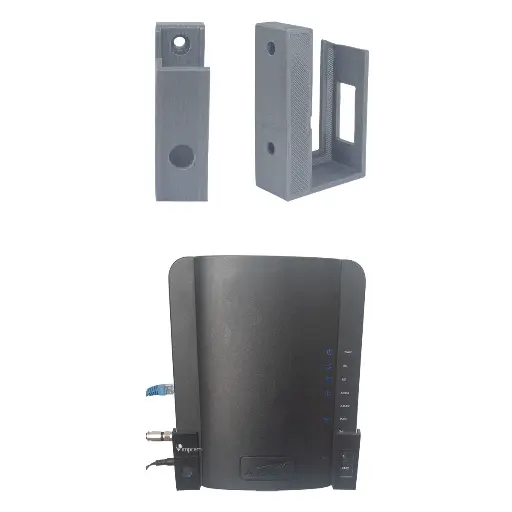 Soporte de Pared para Modem Arris Tg2482 A- Tg1672 Impremli