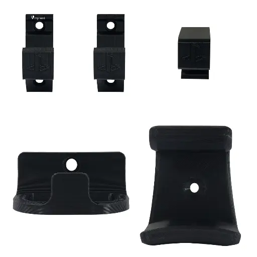 Base Soporte Consola Ps4 Slim + 2 Base Control y Audífonos