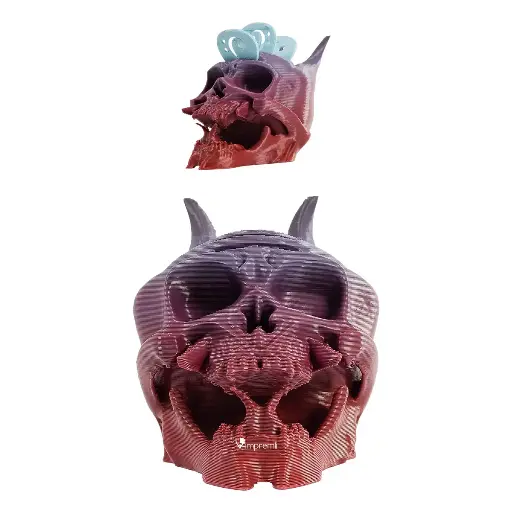 Porta plumillas Calavera Devil