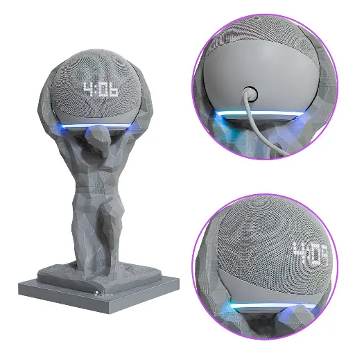 Soporte para Alexa Echo Dot Tipo Atlas Impremli