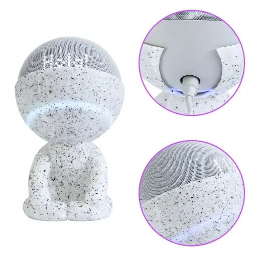 Soporte para Alexa Echo Dot Decorativo Estilo Zen Impremli